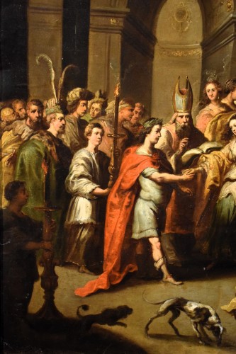 Louis XIV - The Marriage of David and Abigail - Pauwels Casteels (1625-1677)